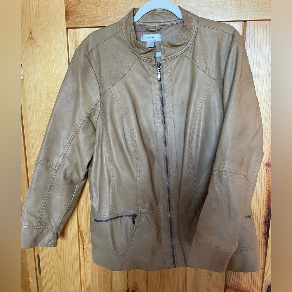 Faux Leather Jacket - Like new